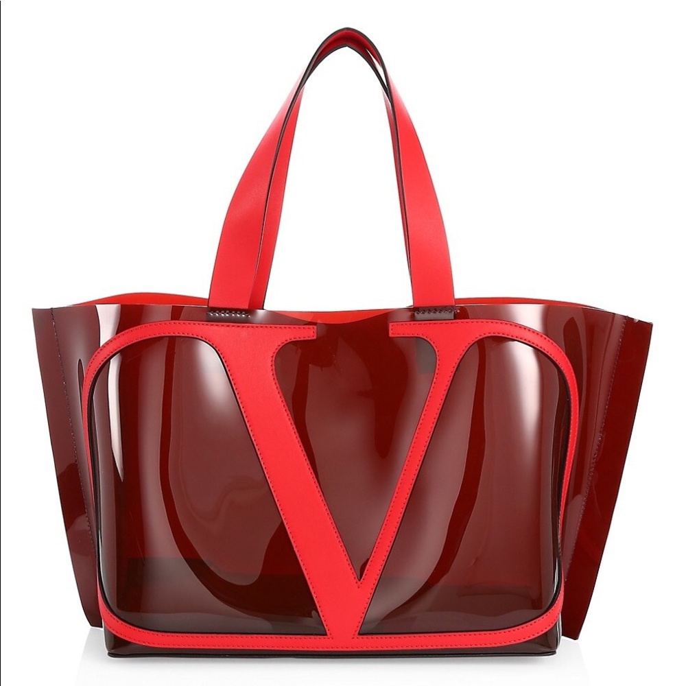 Valentino Garavani VLogo Escape PVC Tote